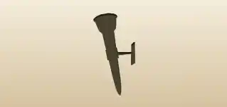 Torch silhouette