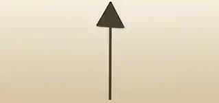 Road Sign silhouette