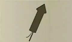 Firework silhouette