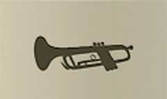 Trumpet silhouette #2