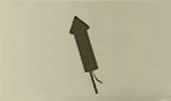 Firework silhouette