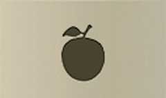 Apple silhouette #3
