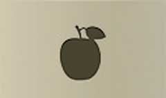 Apple silhouette #4