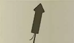 Firework silhouette
