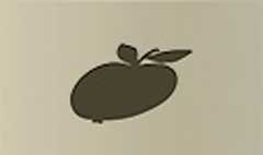 Apple silhouette #5