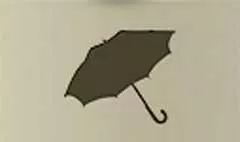 Umbrella silhouette