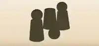 指ぬきトリックのシルエット