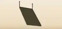 掲示板のシルエット