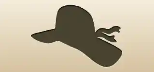 女性用の帽子