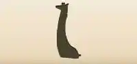 身長計のシルエット