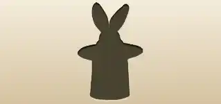 ウサギとシルクハット
