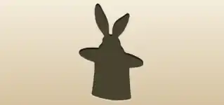 ウサギとシルクハット