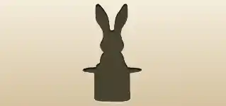 ウサギとシルクハット