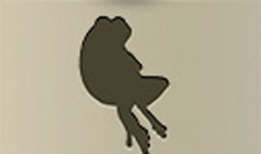 Frog silhouette #1