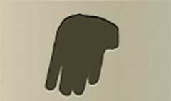 Glove silhouette #4