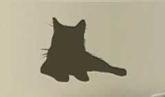 Cat silhouette #1