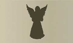 Angel silhouette