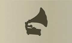 Gramophone silhouette #4