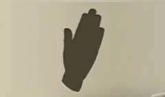 Palmist's Hand silhouette #3