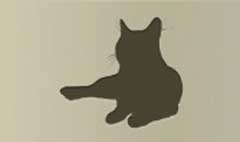 Cat silhouette #4