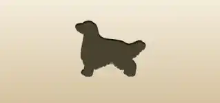 Dog silhouette