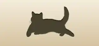 Cat silhouette