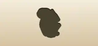 Squirrel silhouette
