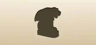 Gargoyle silhouette