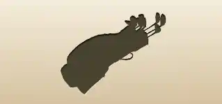 Golf Clubs silhouette