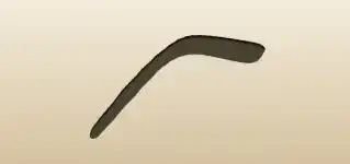 Boomerang silhouette