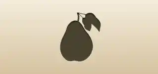 Pear silhouette