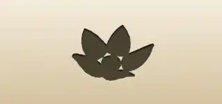 Mechanical Flower silhouette