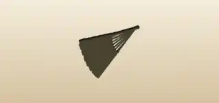 Hand Fan silhouette