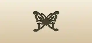 Butterfly silhouette