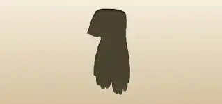 Gloves silhouette