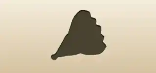 Hand Fan silhouette