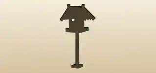 Bird Feeder silhouette