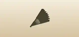 Hand Fan silhouette