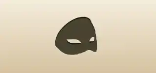 Mask silhouette