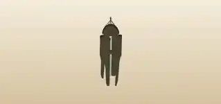 Wind Chimes silhouette