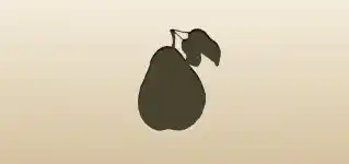 Pear silhouette