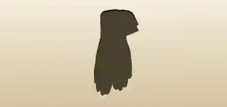 Gloves silhouette