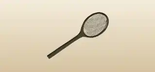 Racket silhouette