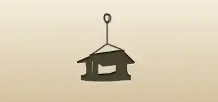 Bird Feeder silhouette