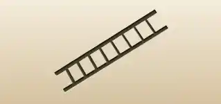 Ladder silhouette