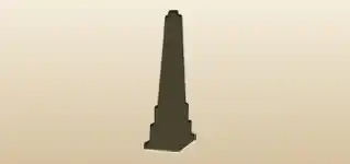 Obelisk silhouette