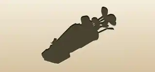 Golf Clubs silhouette
