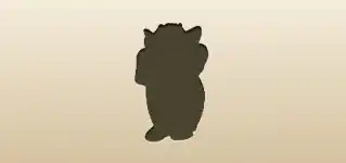 Gargoyle silhouette