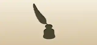Inkwell silhouette