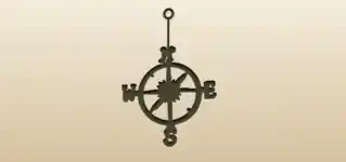 Compass silhouette